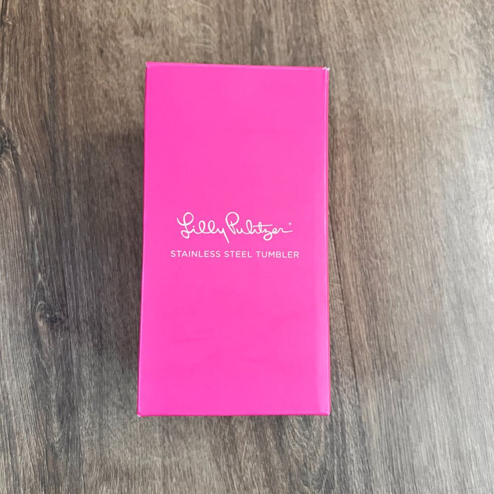 NEW Lilly Pulitzer Me & My Zesty Floral Double Wall Stainless Steel Tumbler - Picture 3 of 10